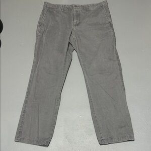 Sonoma Gray Straight Leg Pants (36” x 32) 100% Cotton